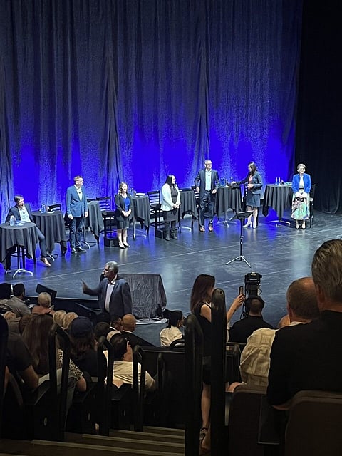 Alberta UCP debate sees candidates argue, condemn each other
