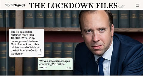Leaked “Lockdown Files” in UK reveal confidential COVID communications