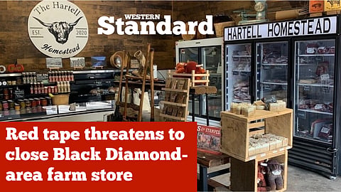 Red tape threatens to close Black Diamond-area farm store
