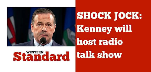 SHOCK JOCK: Kenney will host radio talk show