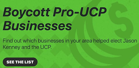 AFL launches website for people to boycott businesses that donated to UCP