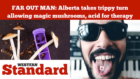 FAR OUT MAN: Alberta takes trippy turn allowing magic mushrooms, acid for therapy