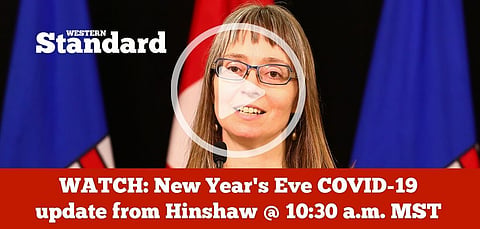 WATCH: New Year’s Eve COVID-19 update from Hinshaw
