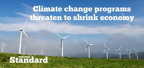 Climate change programs threaten to shrink economy
