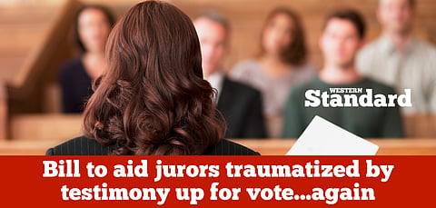 Bill to aid jurors traumatized by testimony up for vote … again