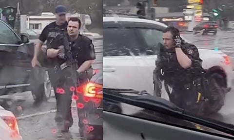 Two at large following armed crime spree, shootout with Coquitlam RCMP