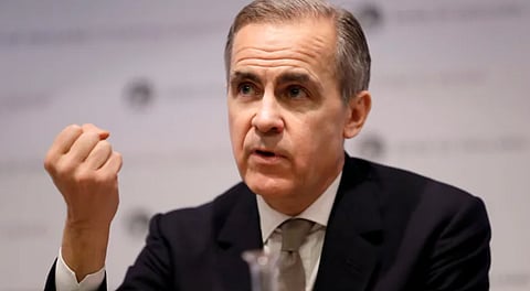 Former Bank of England (and of Canada) Governor Mark Carney, also touted as a possible successor to Justin Trudeau) is among the voices supporting new laws intended to make oilpatch financing more difficult.
