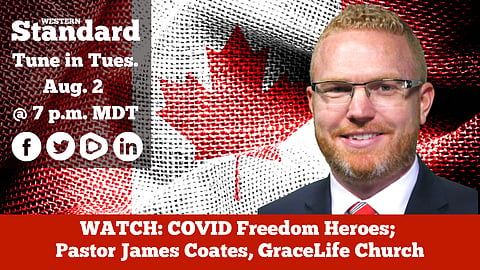 COVID FREEDOM HEROES – Pastor James Coates, GraceLife Church
