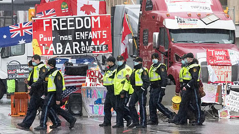 Charges dropped against seven Freedom Convoy protestors