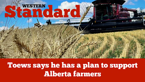 Toews says he has a plan to support Alberta farmers