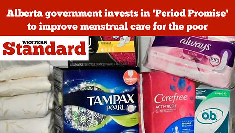 Alberta government invests in 'Period Promise' to improve menstrual care for the poor