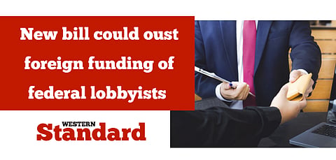New bill could oust foreign funding of federal lobbyists