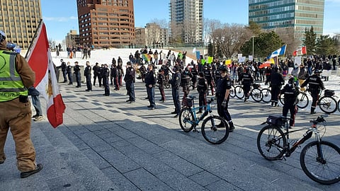 Walk for Freedom plans Saturday Calgary march as counter-protesters also gear up
