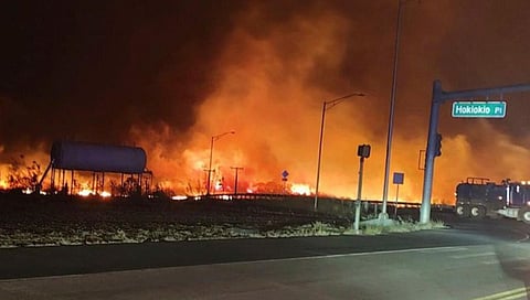 UPDATED: Wildfires sweeping across Hawaiian island of Maui kill six people