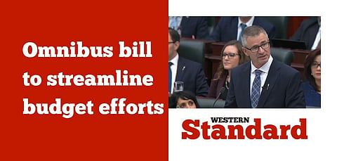 Omnibus bill to streamline budget efforts
