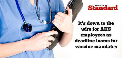 It’s down to the wire for AHS employees as deadline looms for vaccine mandates