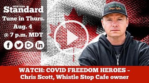 COVID FREEDOM HEROES – Chris Scott, Whistle Stop Cafe owner