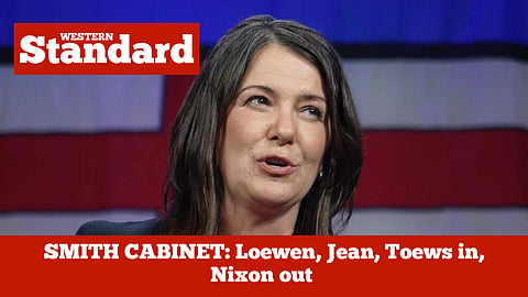 SMITH CABINET: Loewen, Jean, Toews in, Nixon out