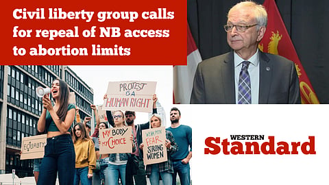 Civil liberty group calls for repeal of NB access to abortion limits
