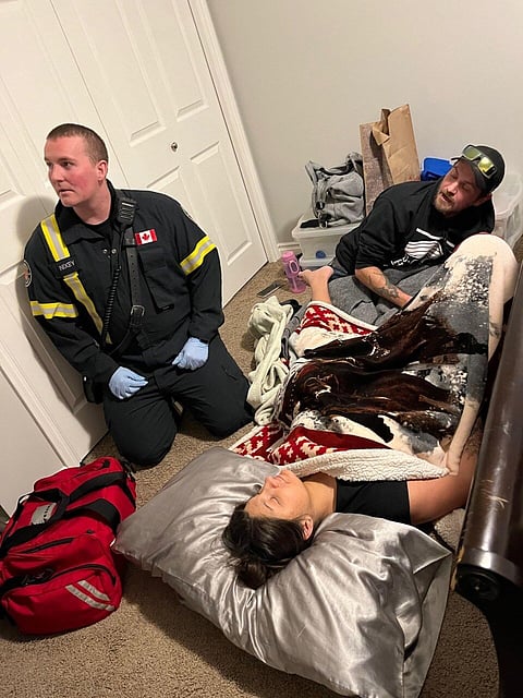 Baby born in townhome hallway after mom rejected twice by Sask hospital