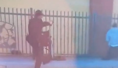 WATCH: California cops shoot dead double leg amputee trying to get away on his stumps