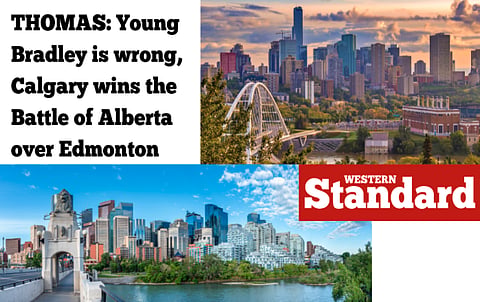 THOMAS: Young Bradley is wrong, Calgary wins the Battle of Alberta over Edmonton