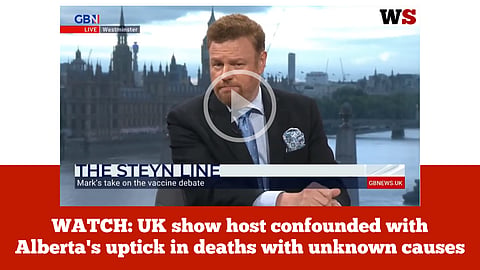 WATCH: UK show host confounded with Alberta's uptick in deaths with unknown causes