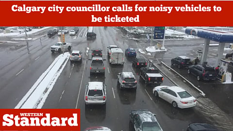 Calgary city councillor calls for noisy vehicles to be ticketed