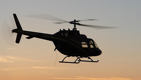 Helicopter crashes in remote Alberta area