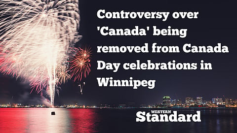 Controversy over 'Canada' being removed from Canada Day celebrations in Winnipeg