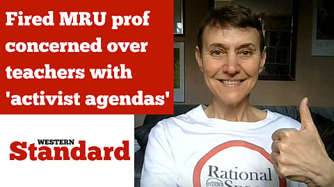 Fired MRU prof concerned over teachers with 'activist agendas'