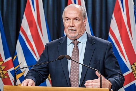 Horgan chastises Canadian truckers telling them to ‘get a hobby’
