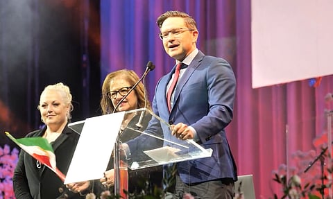 Pierre Poilievre said he has hope for a free Iran. 