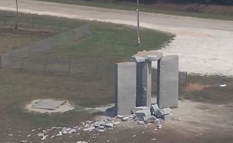 Conspiracy theorists rejoice after Georgia Guidestones are blown up
