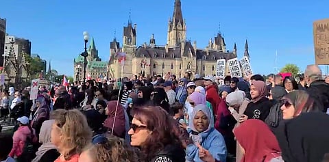 Tens of thousands of Canadians march for parental rights
