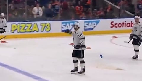 RINK SPAT: Oiler's fans trash the ice after OT loss