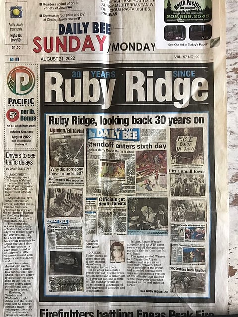 SLOBODIAN: Ruby Ridge, 30 years on