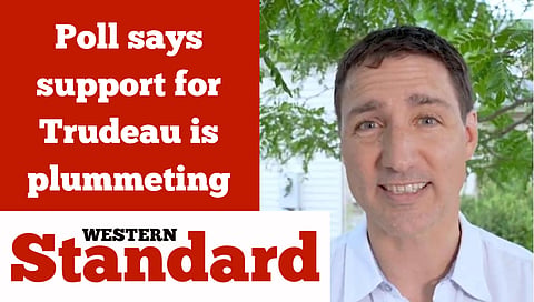 Poll says support for Trudeau is plummeting
