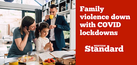 Family violence down with COVID lockdowns