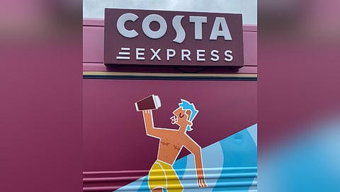 Image of post-op trans man on UK coffee van outrages some consumers