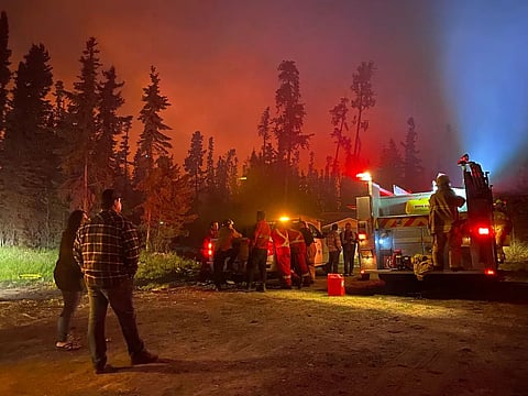 Forest fire in northern Saskatchewan forces residents to be evacuated