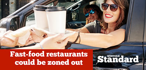 Fast-food restaurants could be zoned out