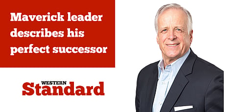 Maverick leader describes his perfect successor