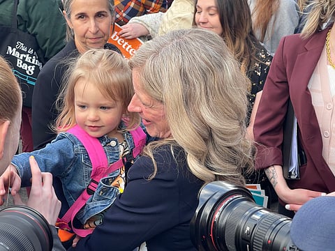Notley denies she sent ‘operatives’ to crash UCP presser, at her own rockstar ‘media availability’
