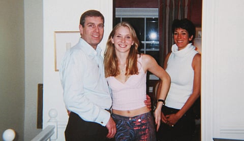 Prince Andrew and Ghislaine Maxwell