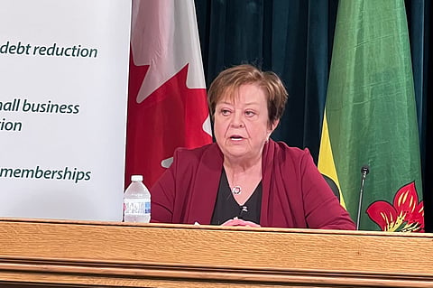 Saskatchewan announces a budget surplus, gives $500 to residents, pays down debt
