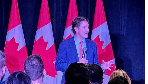 Trudeau brings daughter to Edmonton fundraiser to show her he isn't hated