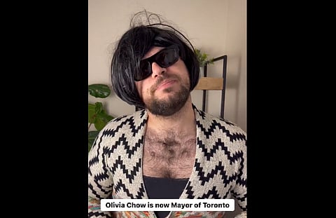 WATCH: Canadian comedian does mock victory speech of Chow becoming Toronto mayor
