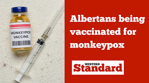 Albertans being vaccinated for monkeypox