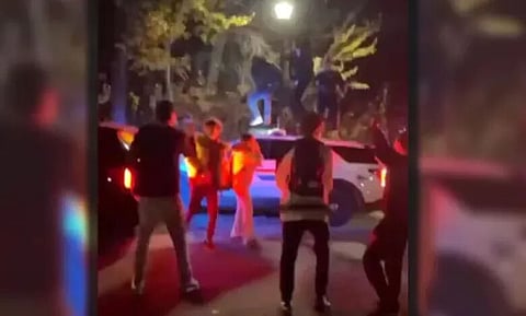 Police officers swarmed by 70 drunk youth at a large Manitoba house party